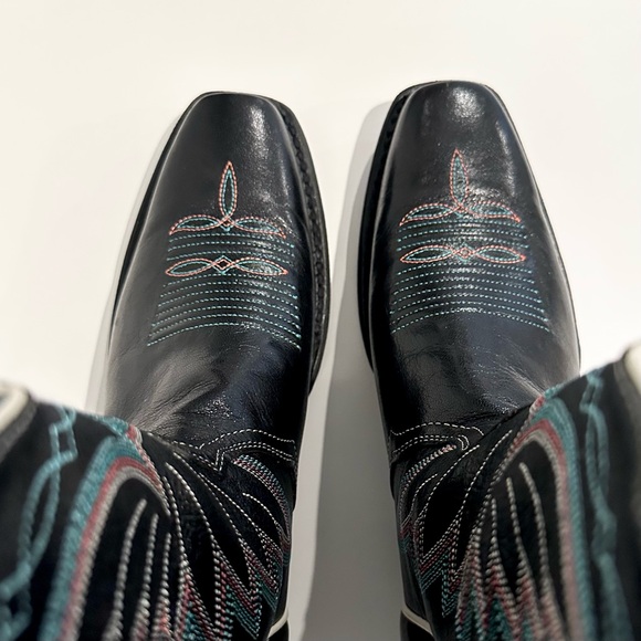 NWOT Ariat Autry Western Boots in Old Black Size 7 - Picture 8 of 15